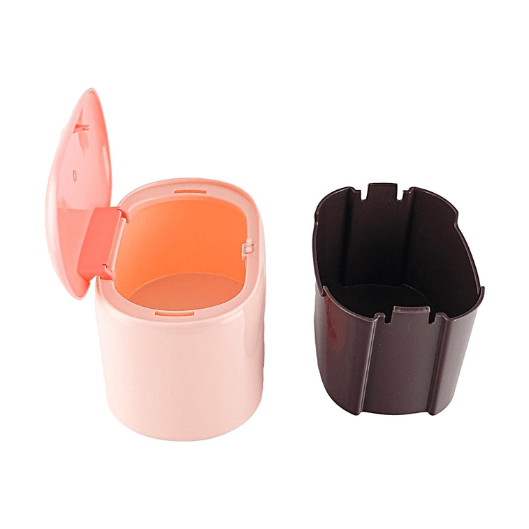 Sanrio Desktop Mini Trash Can, Pink, 7.5x5.1x4.7 in, Cute Tabletop Waste Bin 16