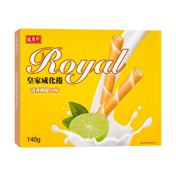 Royal Waffel Rolls Lemon Flavor  4.94oz