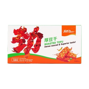 华文食品 劲仔厚豆干 泡椒味 超值盒装 20g×20包入 湖南特产