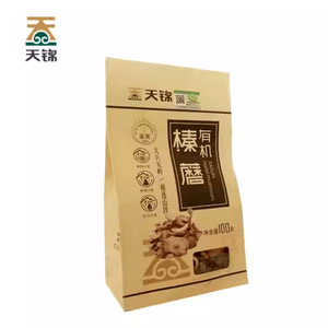 【中国直邮】 天锦 有机榛蘑有机食品牛皮纸袋东北特产食用菌大兴安岭榛蘑100g*1袋