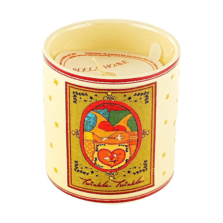 川岛屋 星星人香氛蜡烛 卧室桌面香薰摆件 居家氛围好物 爱 1个装 3