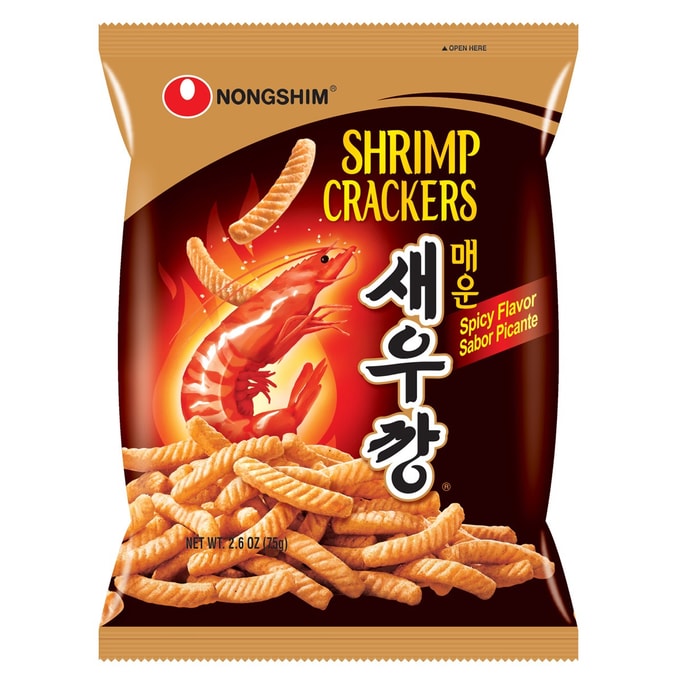 【韓国直送】NONGSHIM スパイシーシュリンプチップス（4個入り）