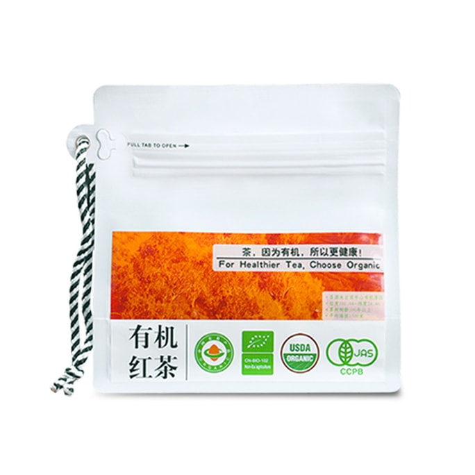 天養益 有機紅茶中國有機 歐盟有機 日本有機 美國有機認證 暖胃 養胃 提神 甜潤 花果香 散茶 50g