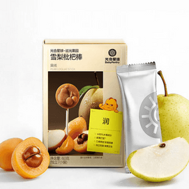 Snow Pear & Loquat Fruit Bar, 2.12 oz【Throat-Soothing Fruit Veggie Stick Baby Snack】