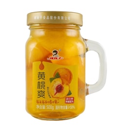 辣妹子 黄桃爽 混合型黄桃罐头 500g
