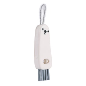 Three-in-one cup lid gap cleaning brush white 2
