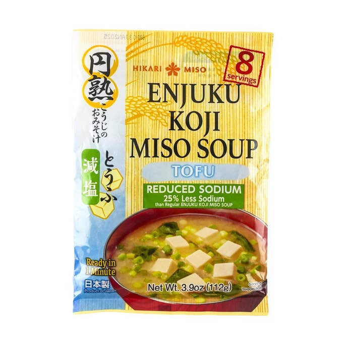 日本HIKARI MISO 速食豆腐口味增湯 減鹽低鈉版 8袋入 112g