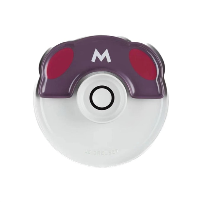 Tableware Set Dish Dish Condiment Seasoning Dish Dippin Ceramic Platter Pokemon Co-Master Ball Shape - Purple 1 Set