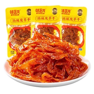Hunan Specialty Spicy Konjac Strips, A Tasty Snack, 10g*8 packs
