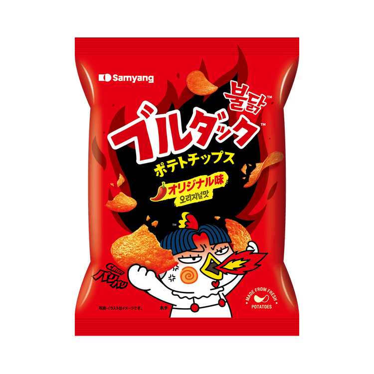 chii出品 Spicy Chicken Chips Original Flavor 55g - Yami.com