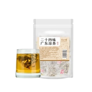 【홍콩 직배송】 반산농 24가지 맛 광동 냉차 10g*15개입 부드럽게 건조함 완화