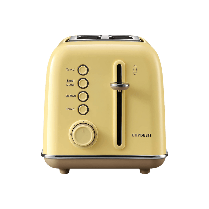 2-Slice Teal Stainless Steel Toaster DT620 Yellow