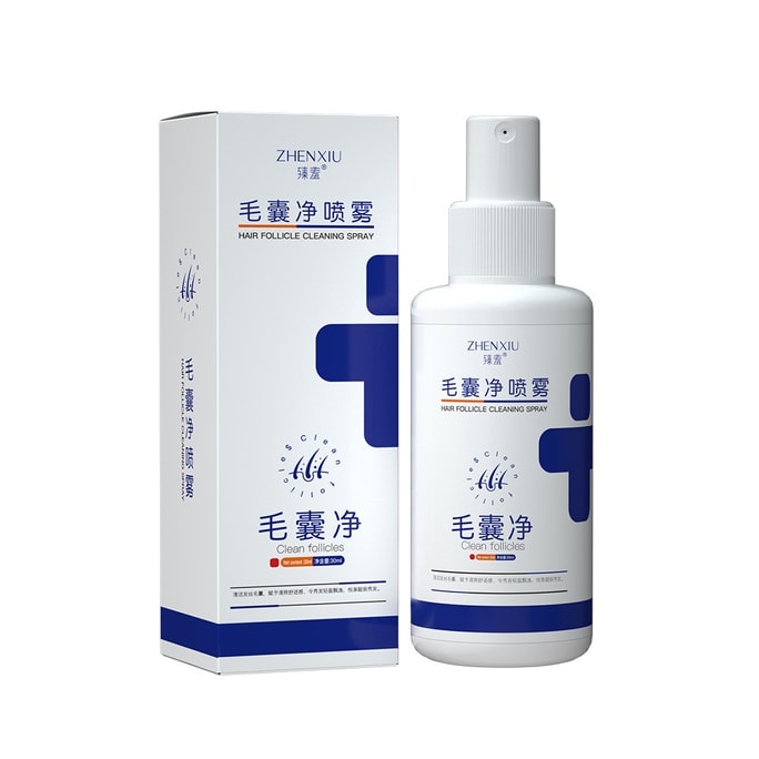 Follicle Cleanser Deep Scalp Cleansing Itch Relief Gentle Oil Control Leave-in Spray 30ml