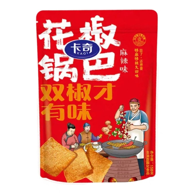 【中国直邮】 卡奇 锅巴 麻辣味 麻辣小零食  238克/盒