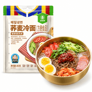 Buckwheat Cold Noodles 383g [Chewy & Springy Noodles]