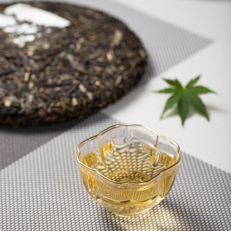 仁新昌 雲南プーアル生茶 景梅古木 2021 生プーアル茶 357g 3