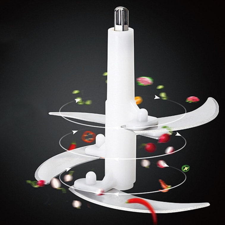 Electric meat grinder stainless steel dish filling machine garlic and meat mixer 2L 110V 3