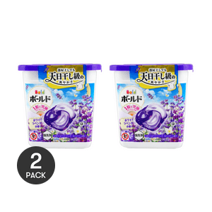 日本P&G宝洁 4合1洗衣凝珠 颗粒洗衣液 白薰衣草&茉莉香型 11粒装 *2【2份超值装】