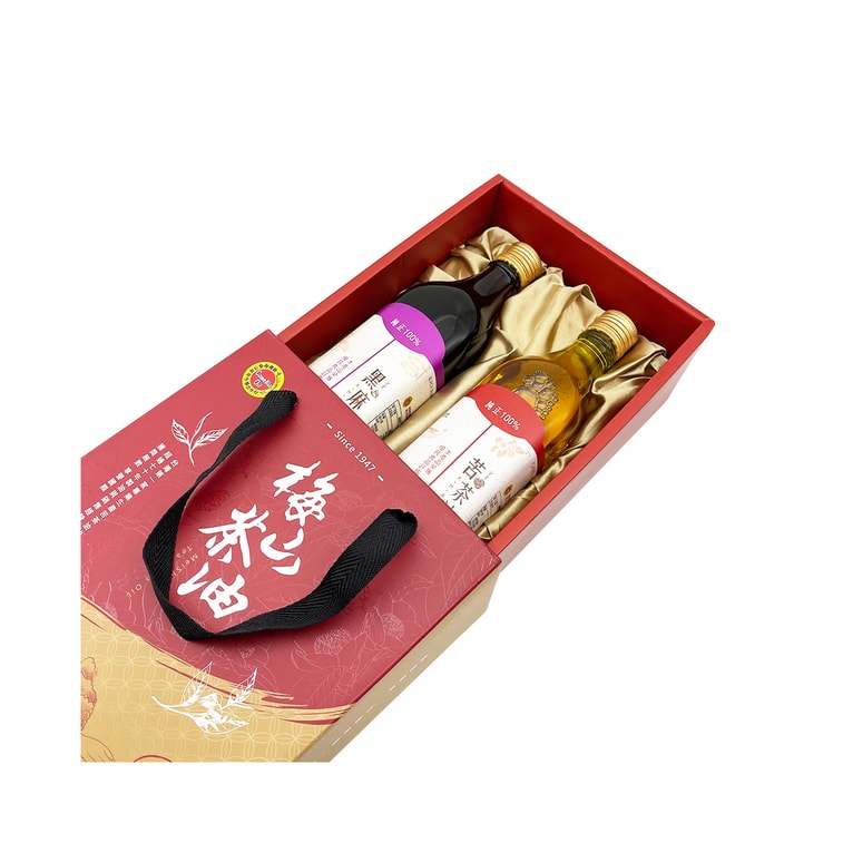 Gift Box (Camellia Oil*1 + Black Sesame Oil*1) 1 Set 3