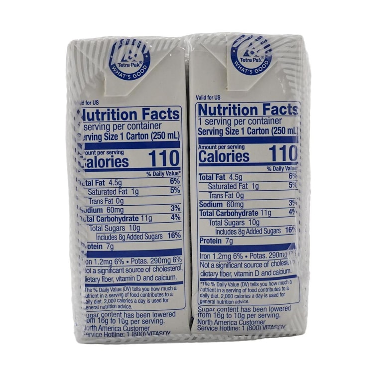 【실용적인 팩】저당 두유, 6개입* 250ml 6