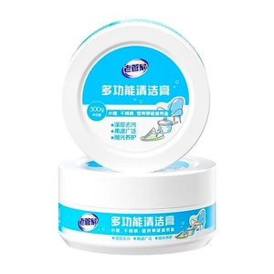 올드 하우스키퍼 다기능 세척 페이스트, 흰색 구두약, 구두를 하얗게 하고, 얼룩을 제거하고, 누렇게 변색된 부분을 밝게 하고, 광택을 내고, 관리해 줍니다. 물 없이 사용 가능하며, 구두를 깨끗하게 닦고 광택을 내줍니다. 300g