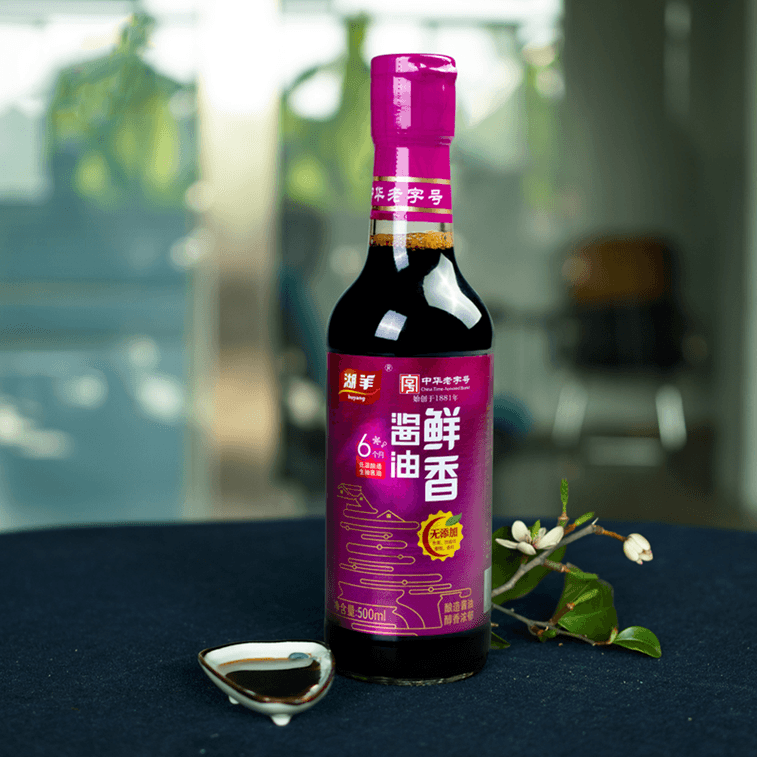 湖羊特级鲜香酱油 500ml 3