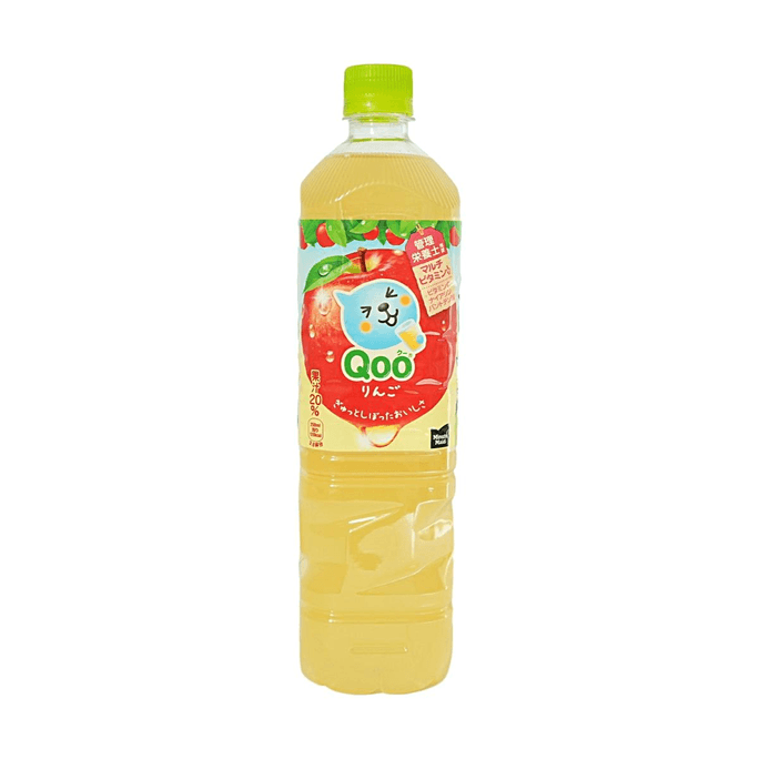 Qoo Apple Juice 32.12 fl oz*12 packs 【20% Fruit Juice】【Contains Multi-Vitamins】