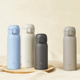 Stainless Steel Water Bottle Travel Thermos Mug #Matte White SM-WS48WM 16.91 fl oz