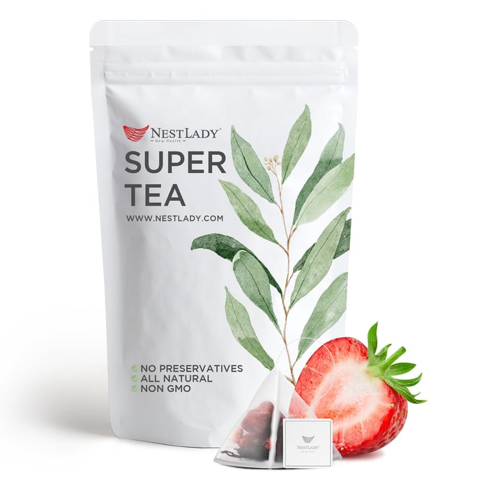 美國NestLady 草莓紅茶茶包 清甜醇香 冷熱皆宜 20pc【冷泡熱泡都好喝】