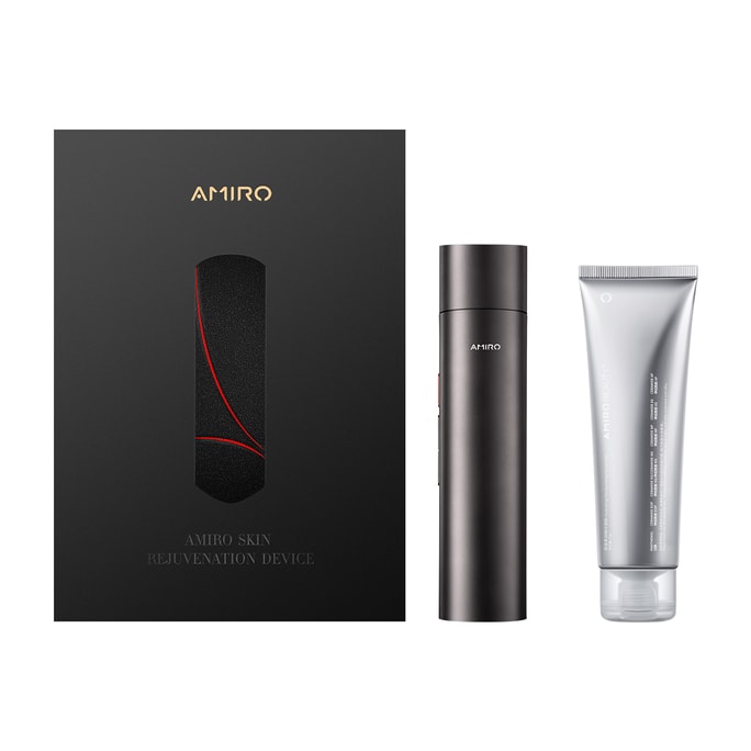 AMIRO R1 PRO Facial RF Skin Tightening Device Black with 70ml Preparation Gel