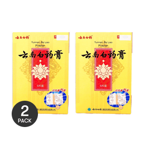YUNNAN BAIYAO Arthritis Pain Relieving Plaster 5 Patches *2【2 Packs】