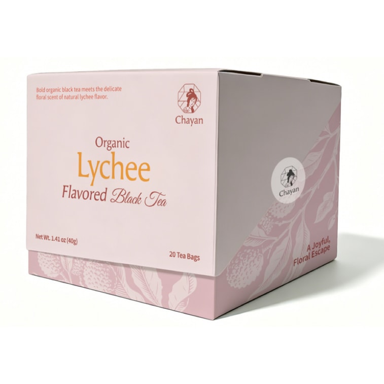 Organic Lychee Flavored Black Tea, 2g*20pack 7