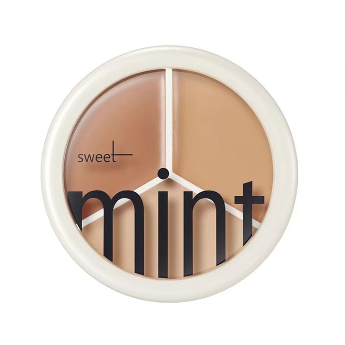  three-color concealer conceals spots, acne marks, dark circles, tear troughs, and provides contouring foundation make-up without makeup transfer