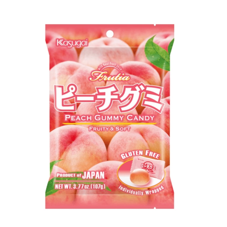 フルーツグミ 白桃味 107g 3