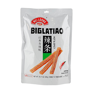 Latiao Big Wheat Gluten Spicy Flavor, 15.17 oz