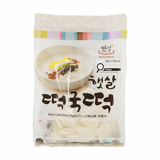 떡 (슬라이스 타입) 21.16 oz【부드럽고 쫄깃함】【정통 한국식】