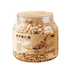 Poria and Coix Seed Crackers  Poria + Coix Seed  Tonifies the spleen and eliminates dampness  Not fried  High protein  142g