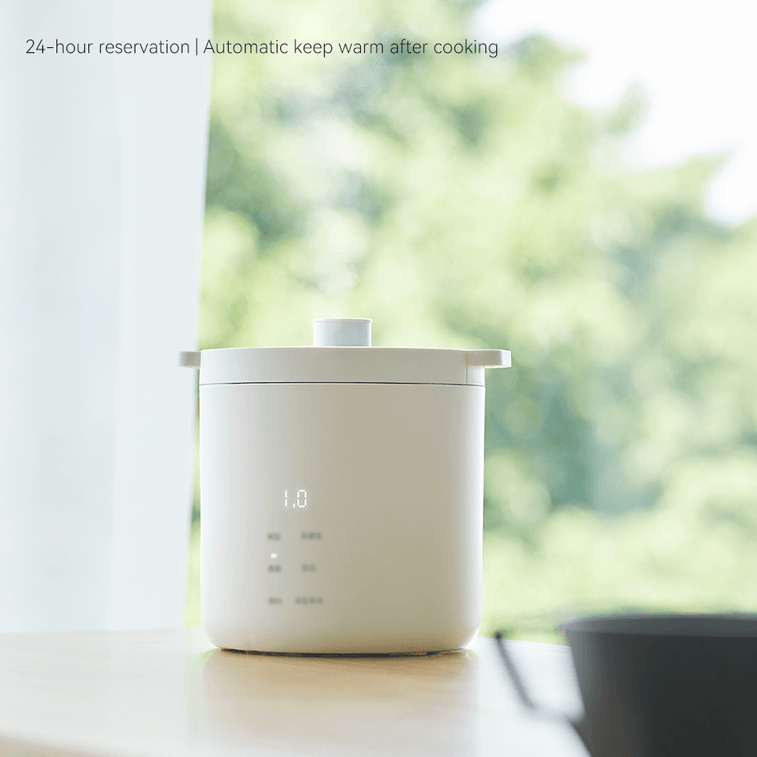 OLAYKS 1.2L 宿舍 宿捨神器迷你電鍋1到2人一人電鍋小型 不含蒸籠 電壓110V-120V通用 【穀愛凌同款】 11