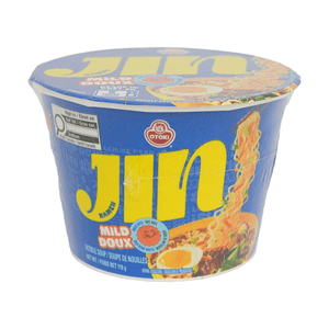 韩国OTTOGI不倒翁 JIN拉面 原味微辣 碗面 110g【浓郁牛骨汤底】【劲道Q弹】