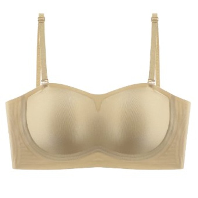 Strapless Bra Foundation Nude 1PC Size XL—Non-Slip Invisible Bandeau