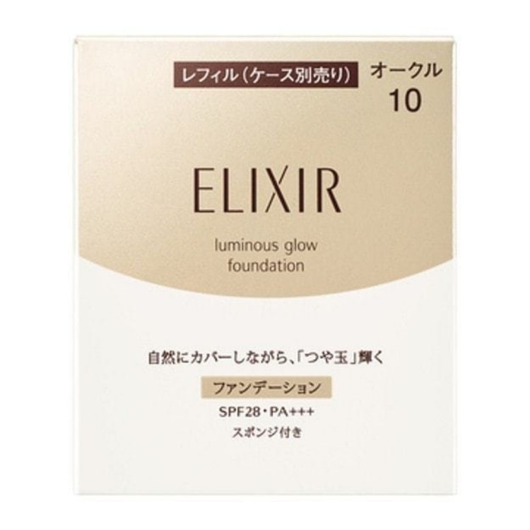 ELIXIR Luminous Glow Foundation オークル10 Luminous Glow Foundation 10g OC10 - Yami.com