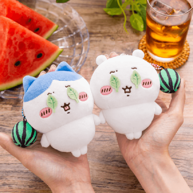Japan Direct Mail] Watermelon Smashing Series - Keychain [Usagi] 1