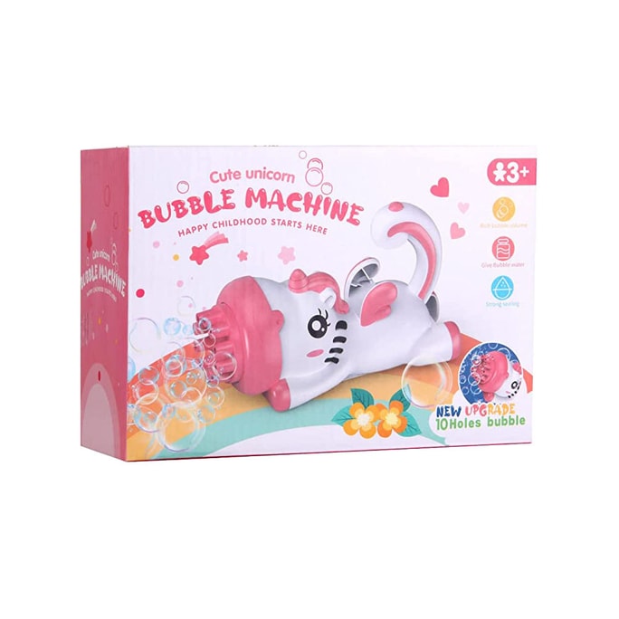 10 Hole Bubble Machine Unicorn