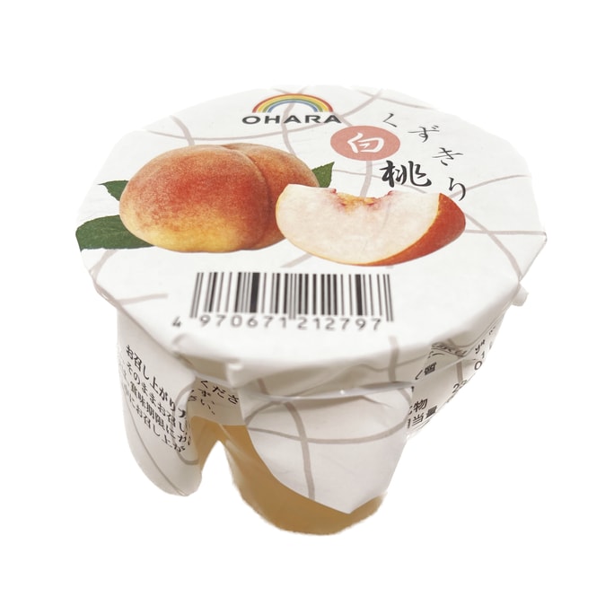 Ohara Kuzukiri Jelly Noodle Peach Flavor 130g