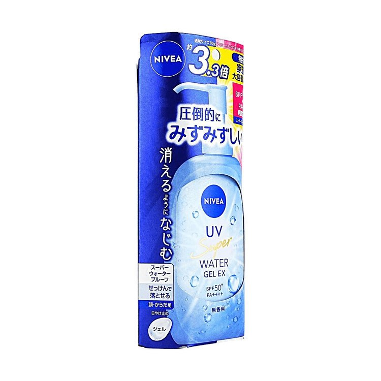 NIVEA NIVEA UV Super Water Gel EX, SPF50+ PA++++ 270g, Lightweight