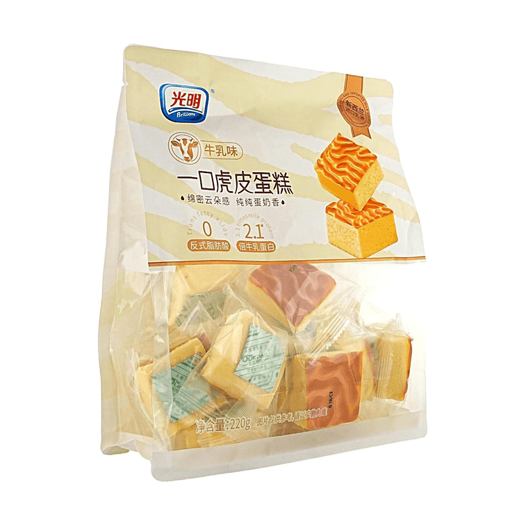 Baked Sponge Cake Milk Flavor 7.76 oz【High Protein: 2.1x Milk Protein】 4