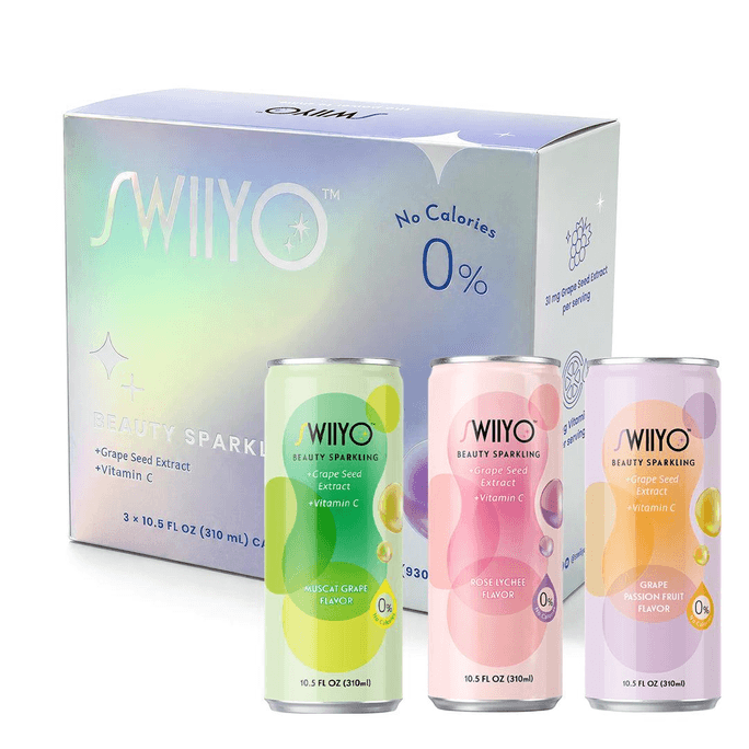 Swiiyo Aura 美容氣泡水三重奏 (三種口味，一個煥采儀式)
