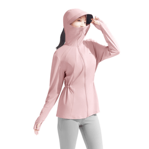 Women's Cooling Sun Protection Jacket Light pink Size XL | UPF100+ Yarn-Dyed UV Protection