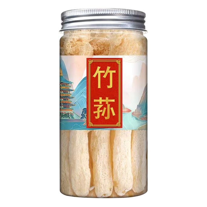 【中国直邮】 存兴堂 竹荪 50g 煲汤火锅食材农家新鲜竹笙菌菇长裙竹荪