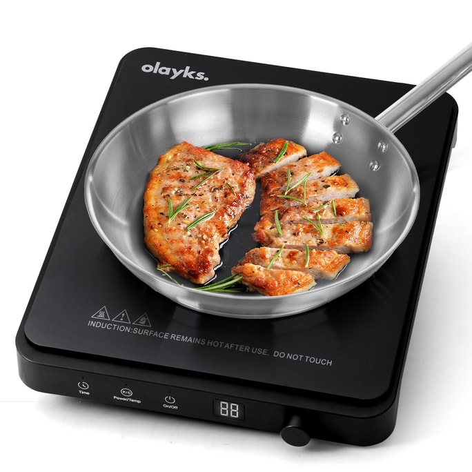 Multi-Functional Portable ElectricCeramic Cooktop colour:black  100-120V Wide Voltage